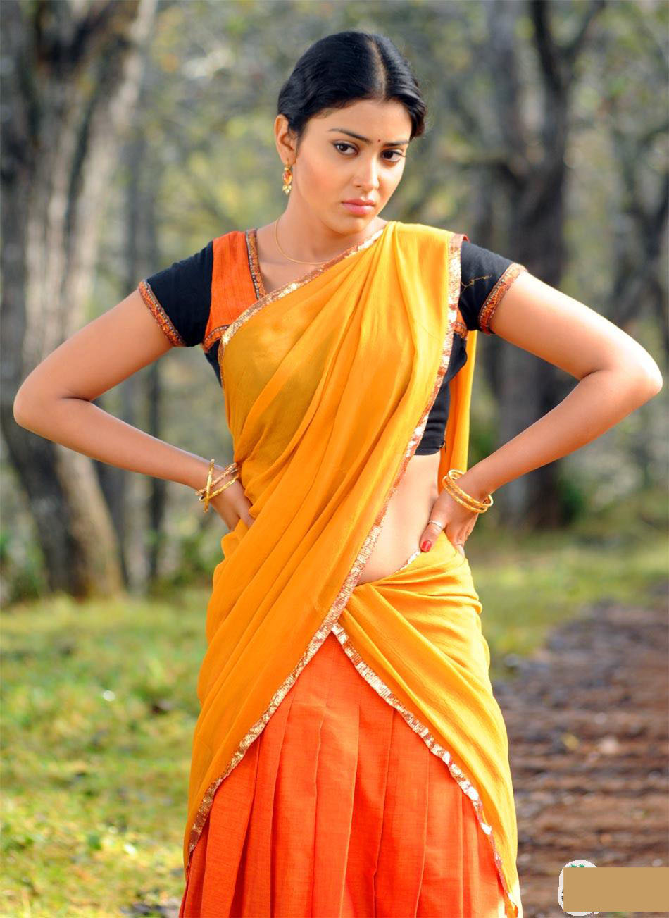 beautiesinsarees: South Indian Actress in Half Saree