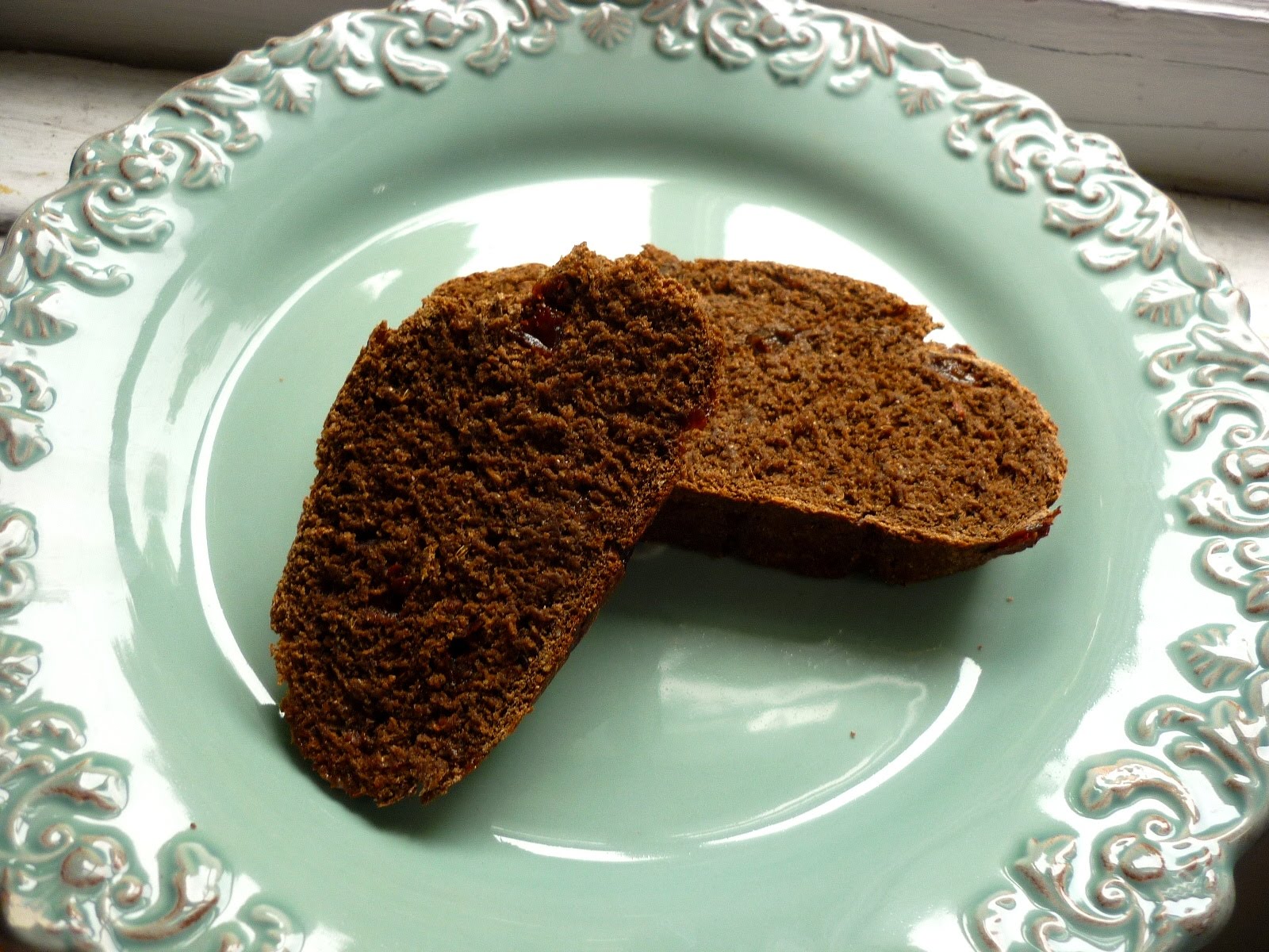 Food for Poems Pumpernickel Rye Bread with Raisins