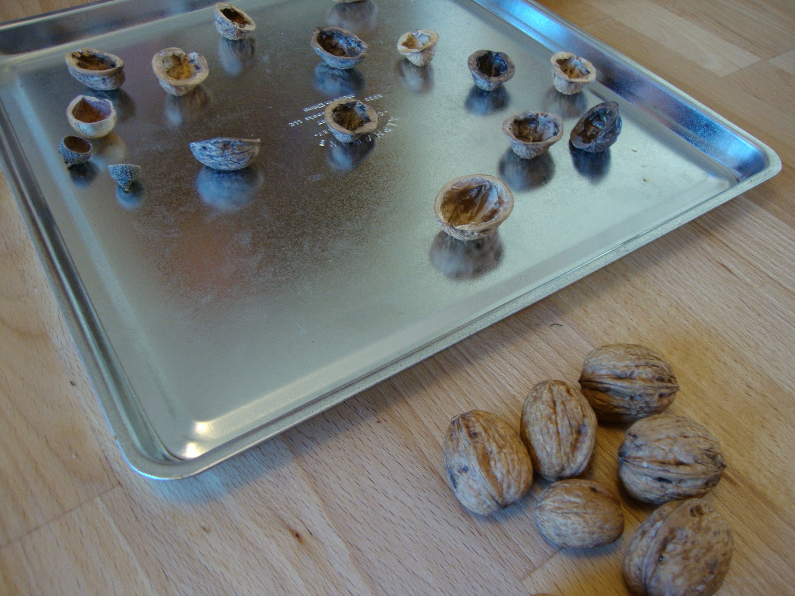 Mama Chalk beeswax walnut candles