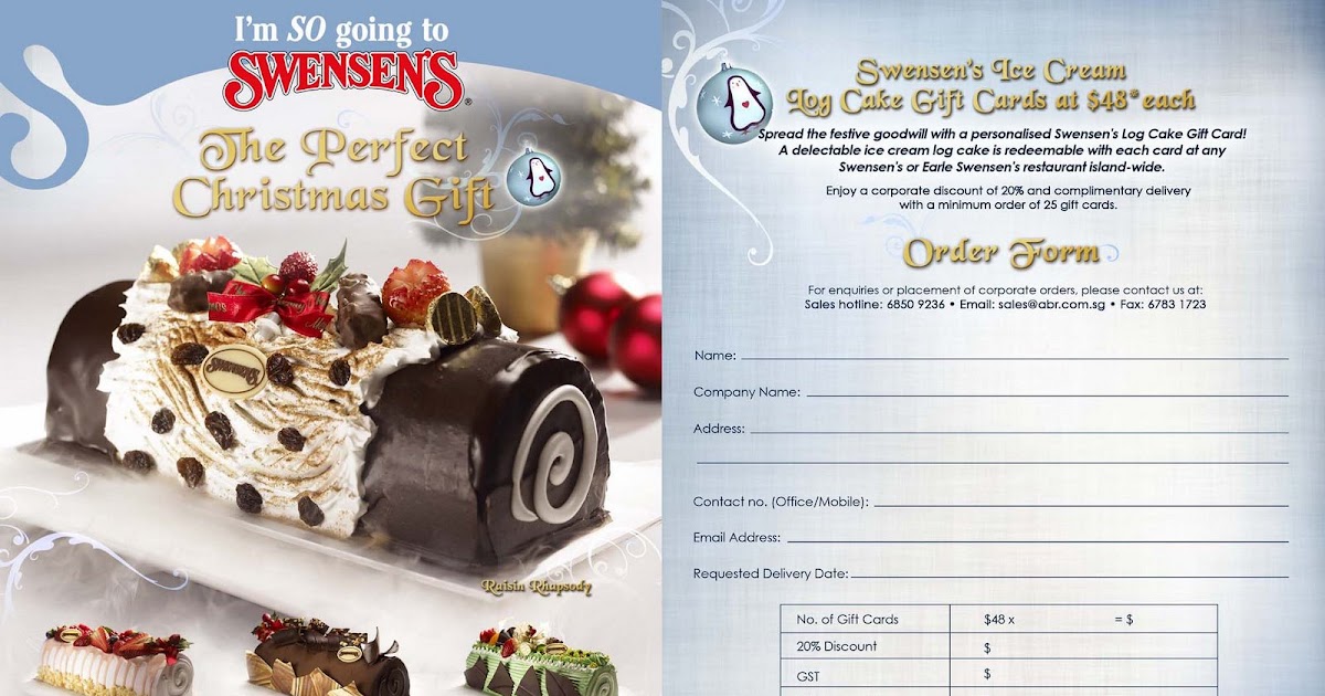 Best Bargain Discount Promotions And Events Swensen S Christmas Log Cake Promotion
