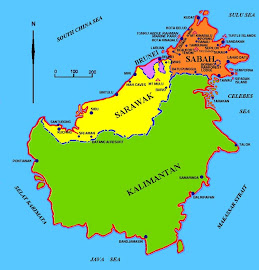 peta Borneo