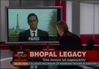 The Yes Men, pro Bhopal action