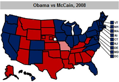 Final electoral map from 538.com