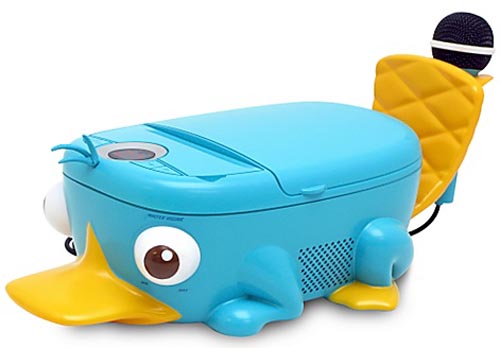 a blue platypus