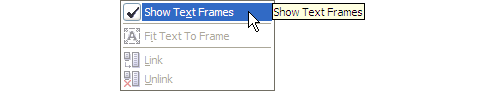 Membuat Bingkai Teks dengan Text Frames Membuat Bingkai Teks dengan Text Frames