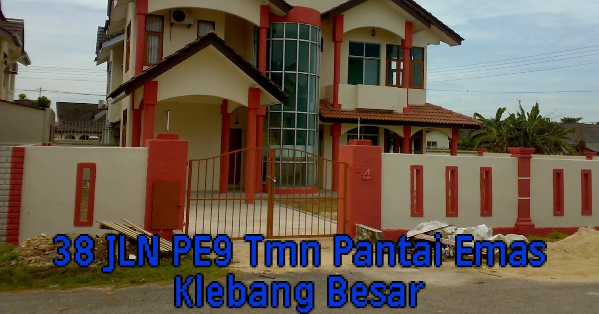 ---Real Estate Agent  Pantai Emas-38 PE9 Klebang Besar Semi-D 368k