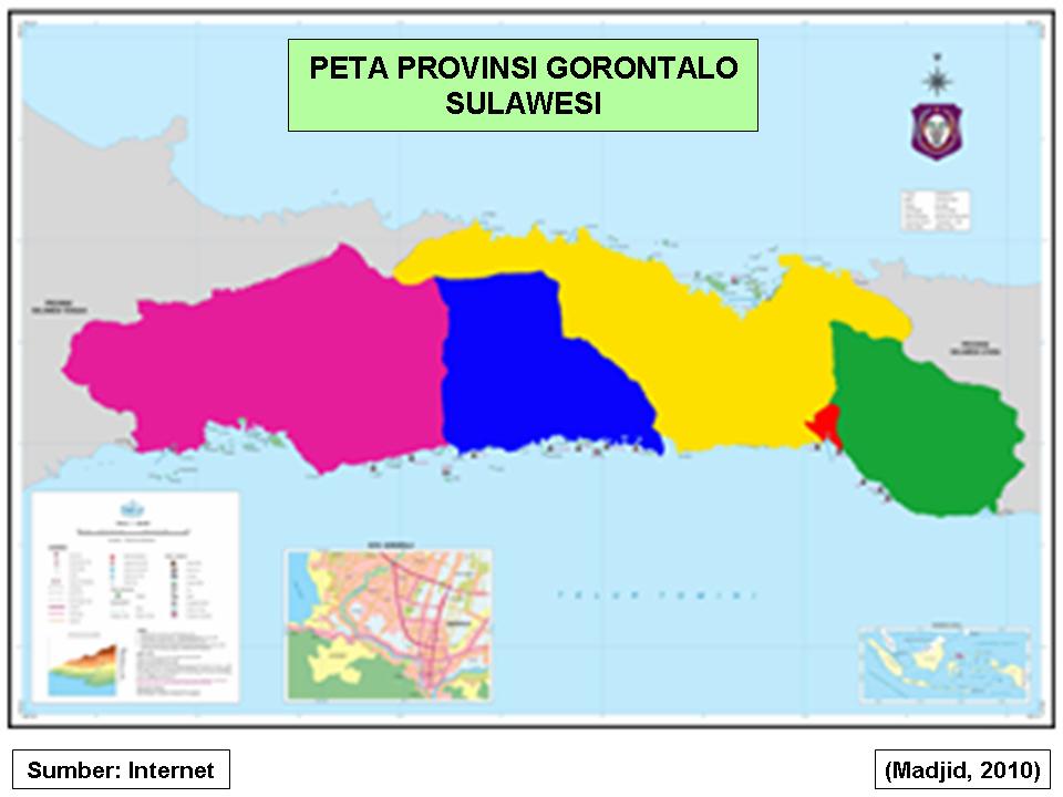 Peta Provinsi Gorontalo