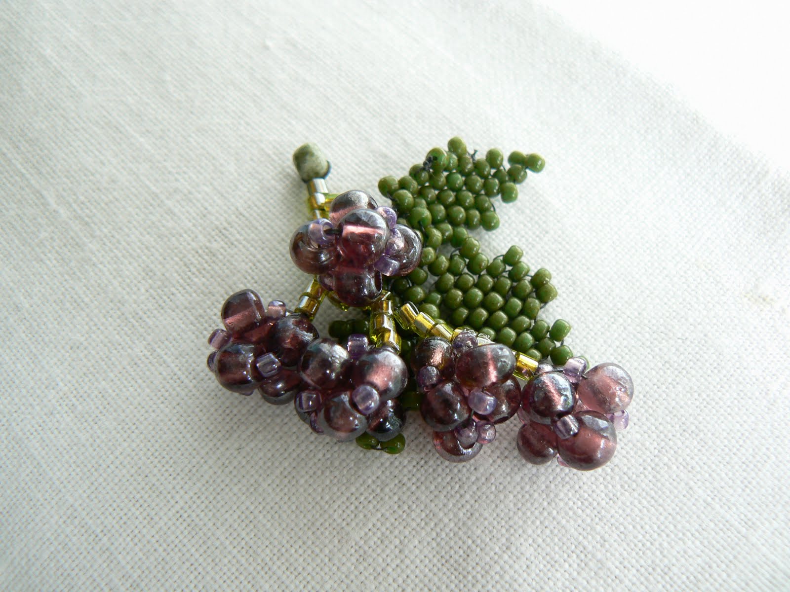 Asterope Bead Creations From the Idea of Grapes to Beaded Grapes