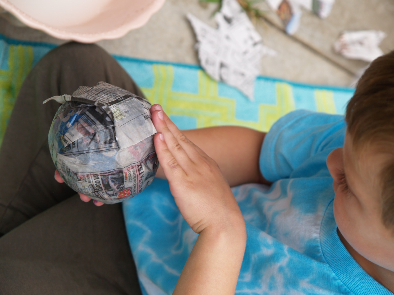 Handmade Christmas Gifts Paper Mache Nest. The Magic Onions