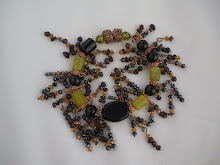 GARNET SPIDER BRACELET