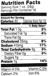 pecos bill beef steak nuggets nutrition label