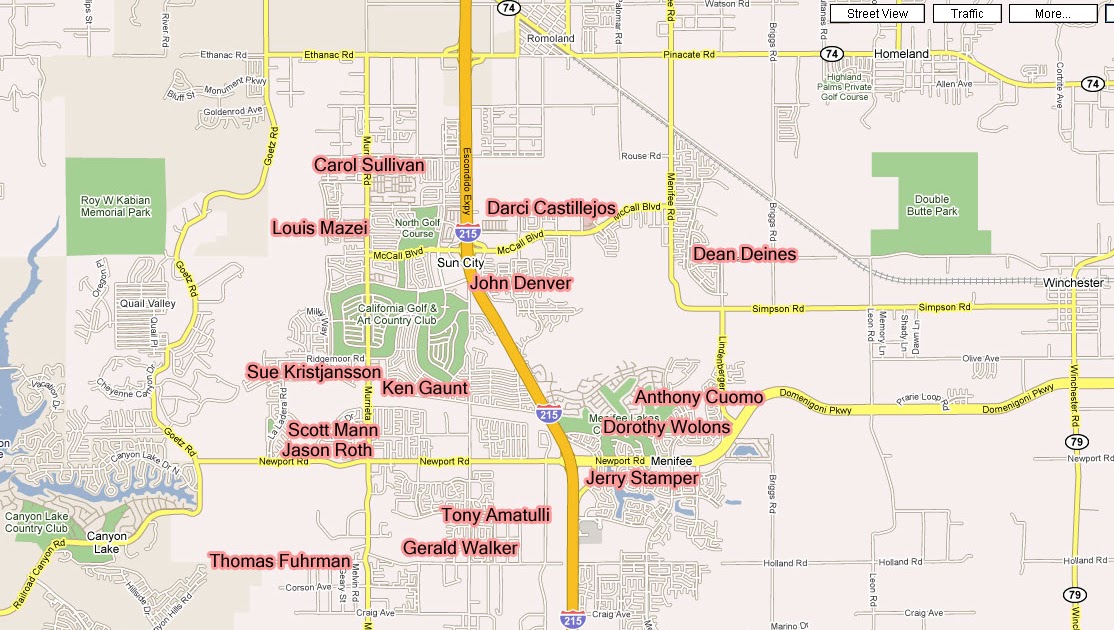 Menifee City Council Candidate Map Menifee 24/7