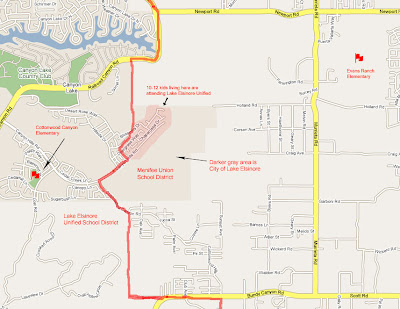 canyon hills map