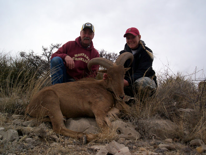Me and Dad with My Barbary Sheep in New Mexico