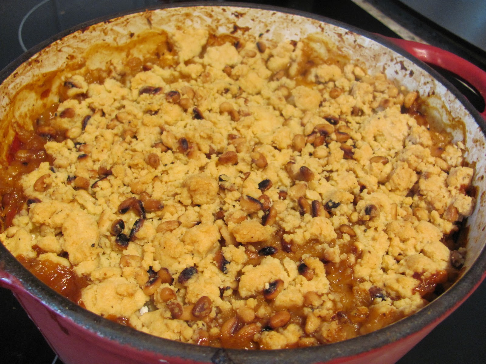 Mrs Cake Ratatouille Goats' Cheese Crumble