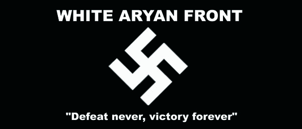 WHITE ARYAN FRONT
