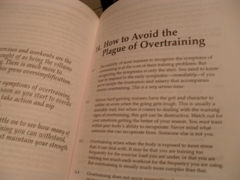 How to avoid the plague of overtraining book picture