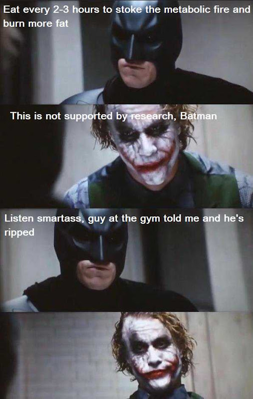 Batman and the Joker talk about metabolic fire