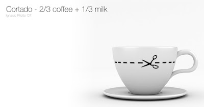 café cortado