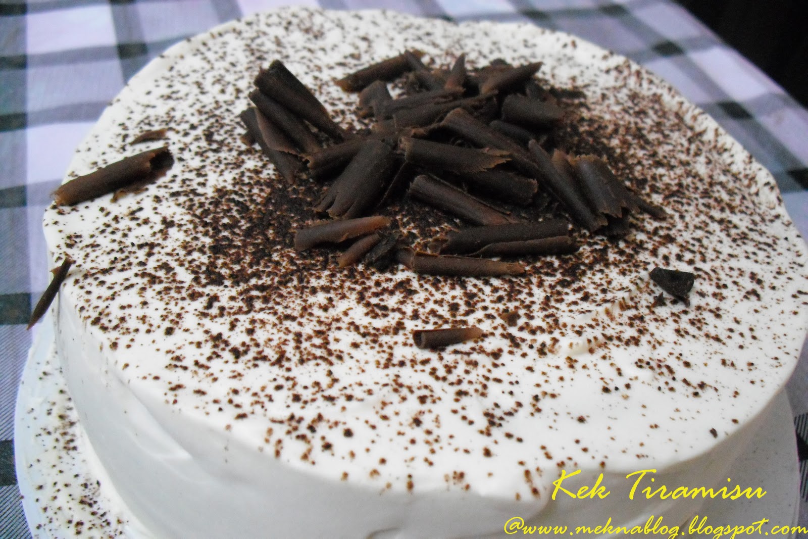 MeknaBlog BAKEatHOME Kek Tiramisu….akhirnya