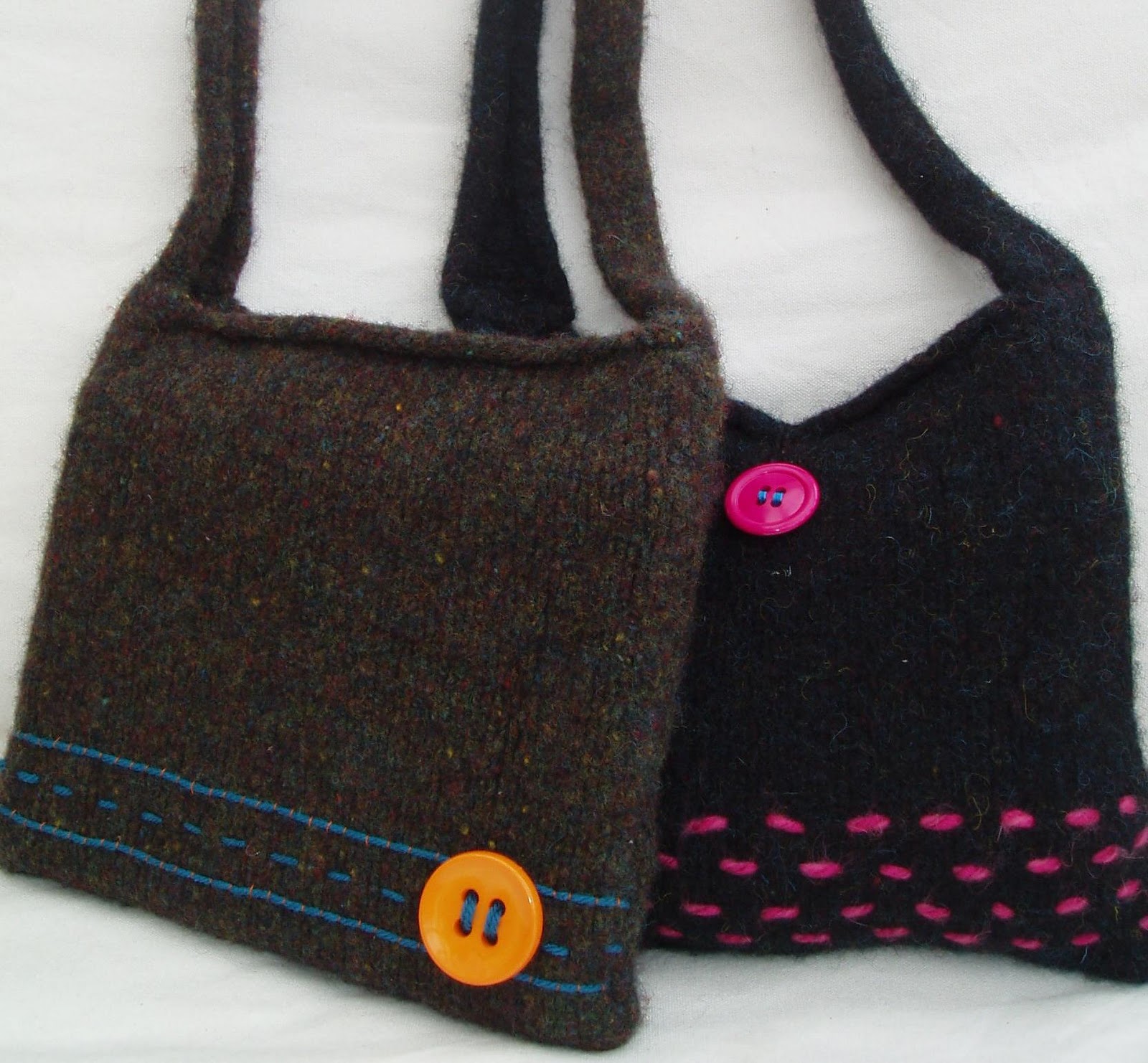 ... bag. Including how to knit and felt instructions, pattern, needles