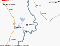 خارطه حلبجه علي النت