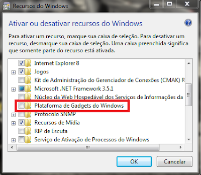 Gadget do Windows 7