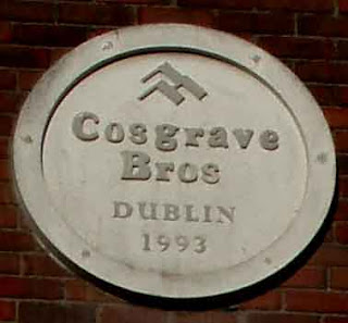 Plaque on Custom Hall: Cosgrave Bros. - developers