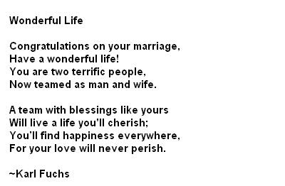 Family Reunion Poems Wedding Thank You Poems