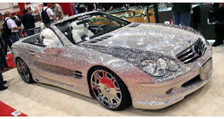 4.8 MILLION dollar M. Benz ALL diamonds.