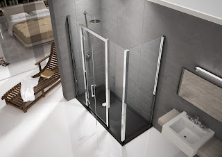 Glass shower doors