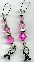 Breast Cancer earrings