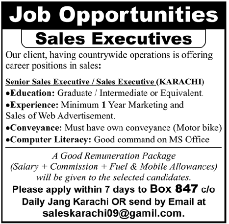 advertised jobs on newspapers dawn jang express sales advertised jobs on newspapers dawn jang express sales