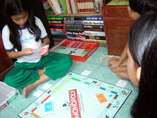 playing monopoly