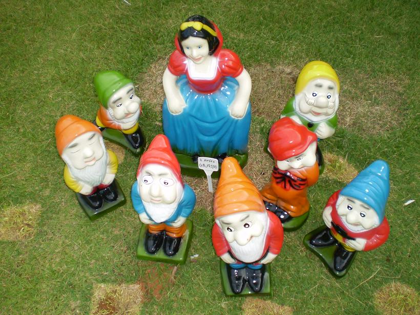 enfeites para jardim branca de neve: Utilidades para você!!!: Branca de neve e os Sete anões de cimento enfeites para jardim branca de neve: Utilidades para você!!!: Branca de neve e os Sete anões de cimento