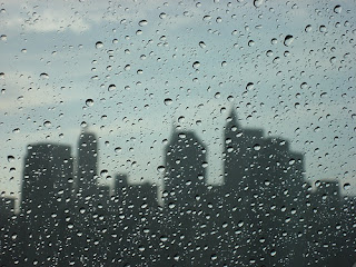 rain, view, brooklyn