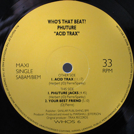 Phuture Acid Tracks Phuture Acid Tracks