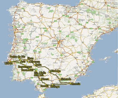 Mapa Das Estradas Da Espanha