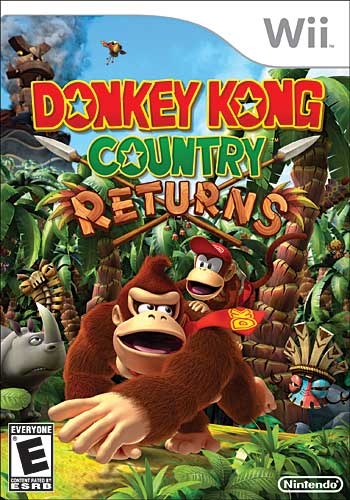 Categoria aventura wii, Capa Download Donkey Kong Country Returns (WII) 