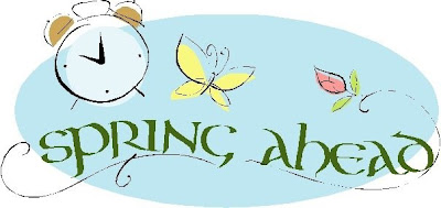 Spring Ahead graphic