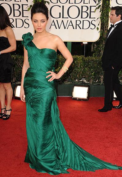 2011 Golden Globes Red Carpet Best Dressed: Mila Kunis in Vera Wang 2011 Golden Globes Red Carpet Best Dressed: Mila Kunis in Vera Wang