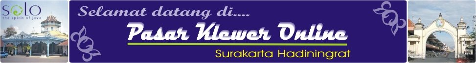 Selamat datang di Pasar Klewer Solo