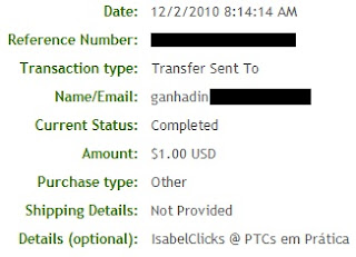 Pagamento PTCs em Prática