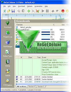 Download ReGet Deluxe 4.2 Build 261 Beta + Patch >> 9Down.COM