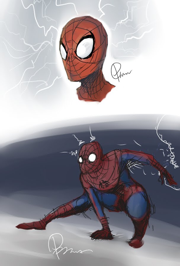 Unicomics Blog Spiderman Sketches