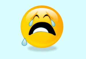 Animated Crying Face