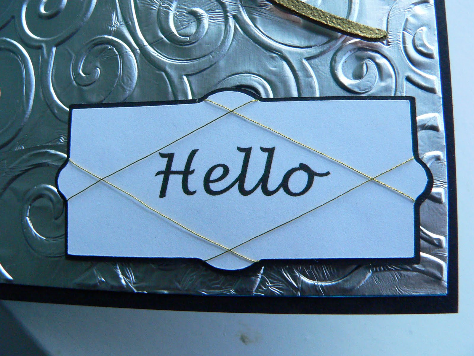 Beary Crafty Tin foil embossing video/Pagoda card