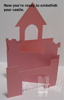 a path of paper castle card template instructions ss card template