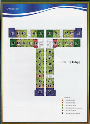 Mohon Klik Denah Lantai Tower (T) dibawah ini untuk lebih jelasnya