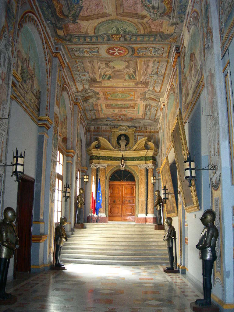 The Grand Masters Palace in the old City of Valletta on Malta in